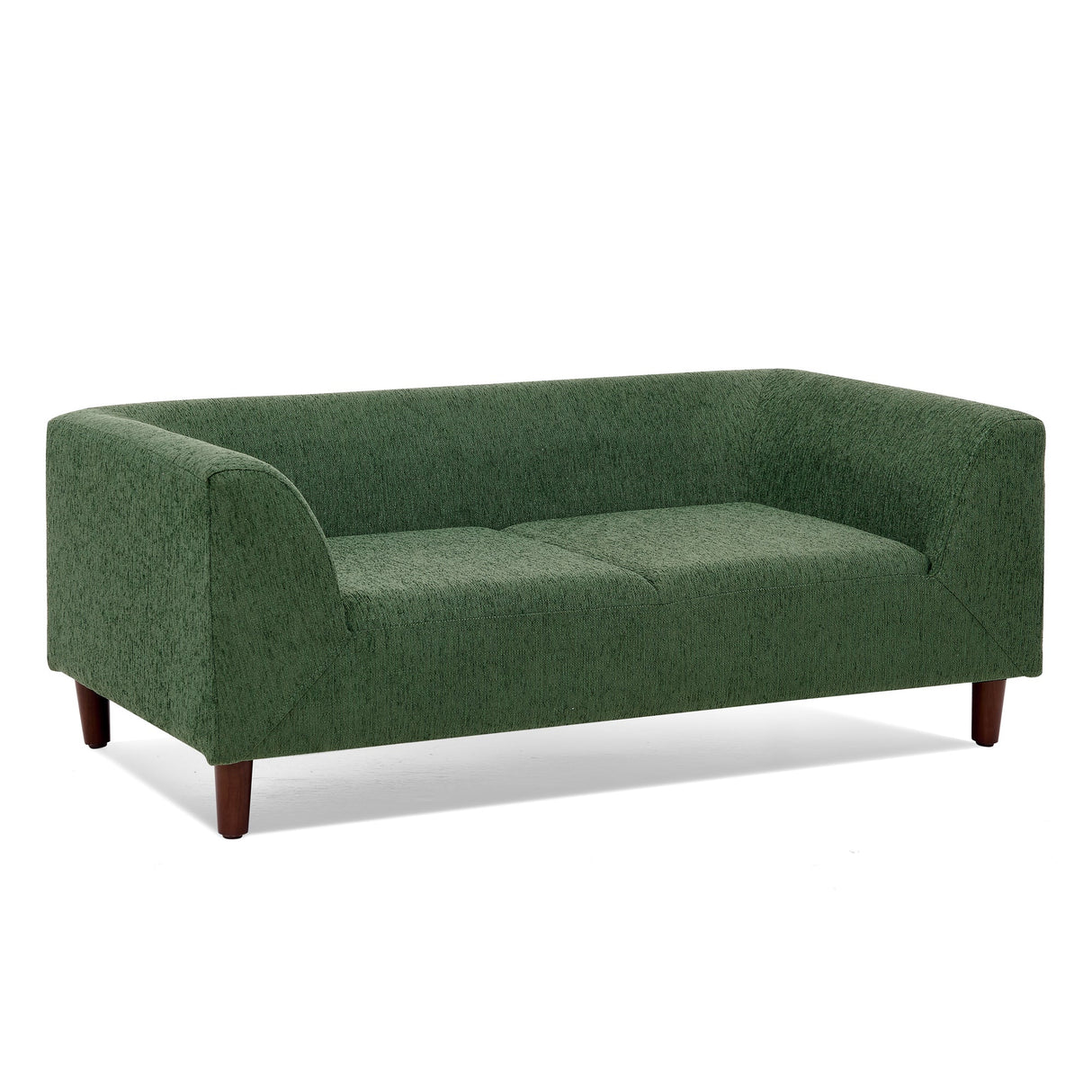 Pet Sofa with Backrest and Armrests - Modern Olive