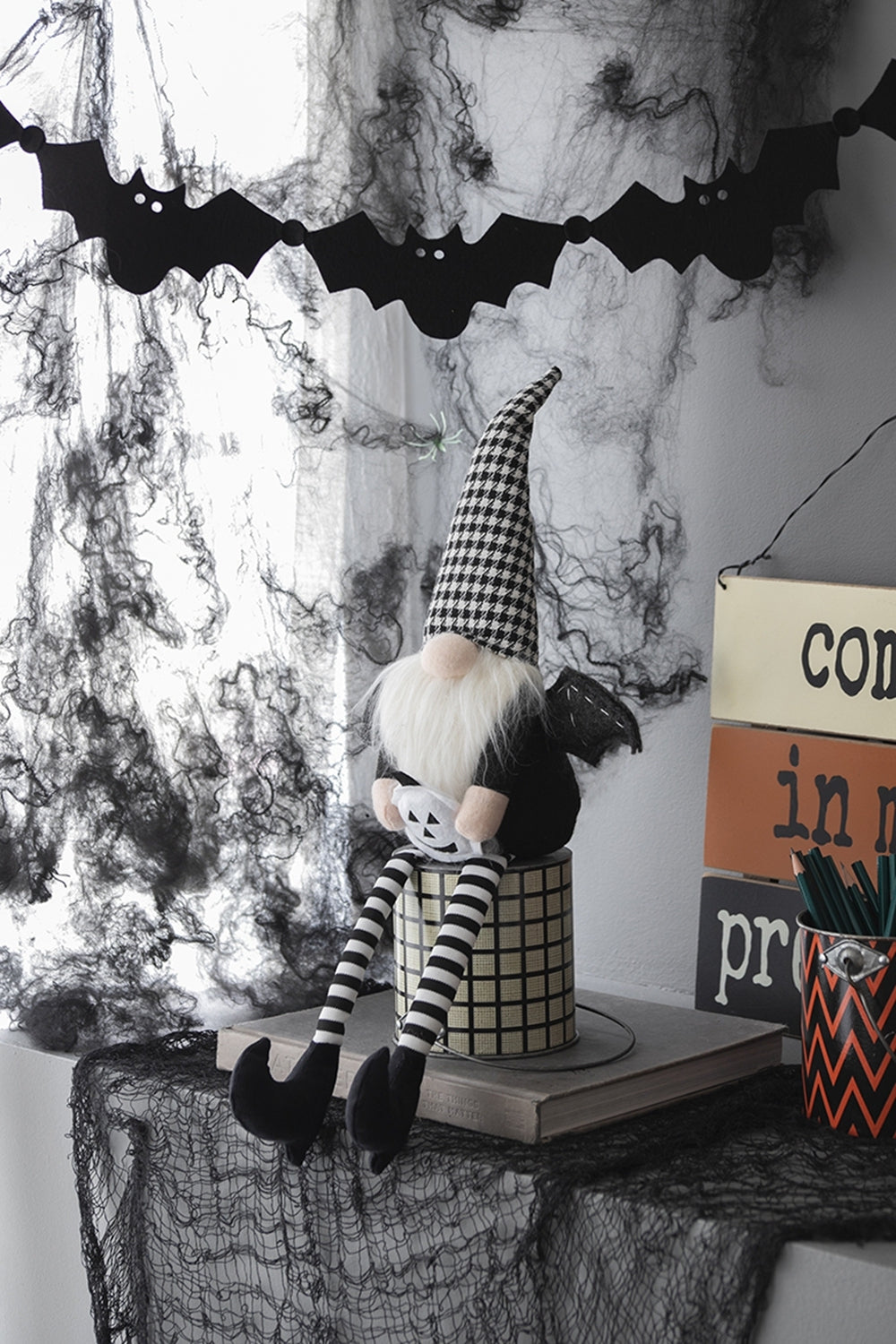 23.5" Whimsical Standing Ghost Gnome