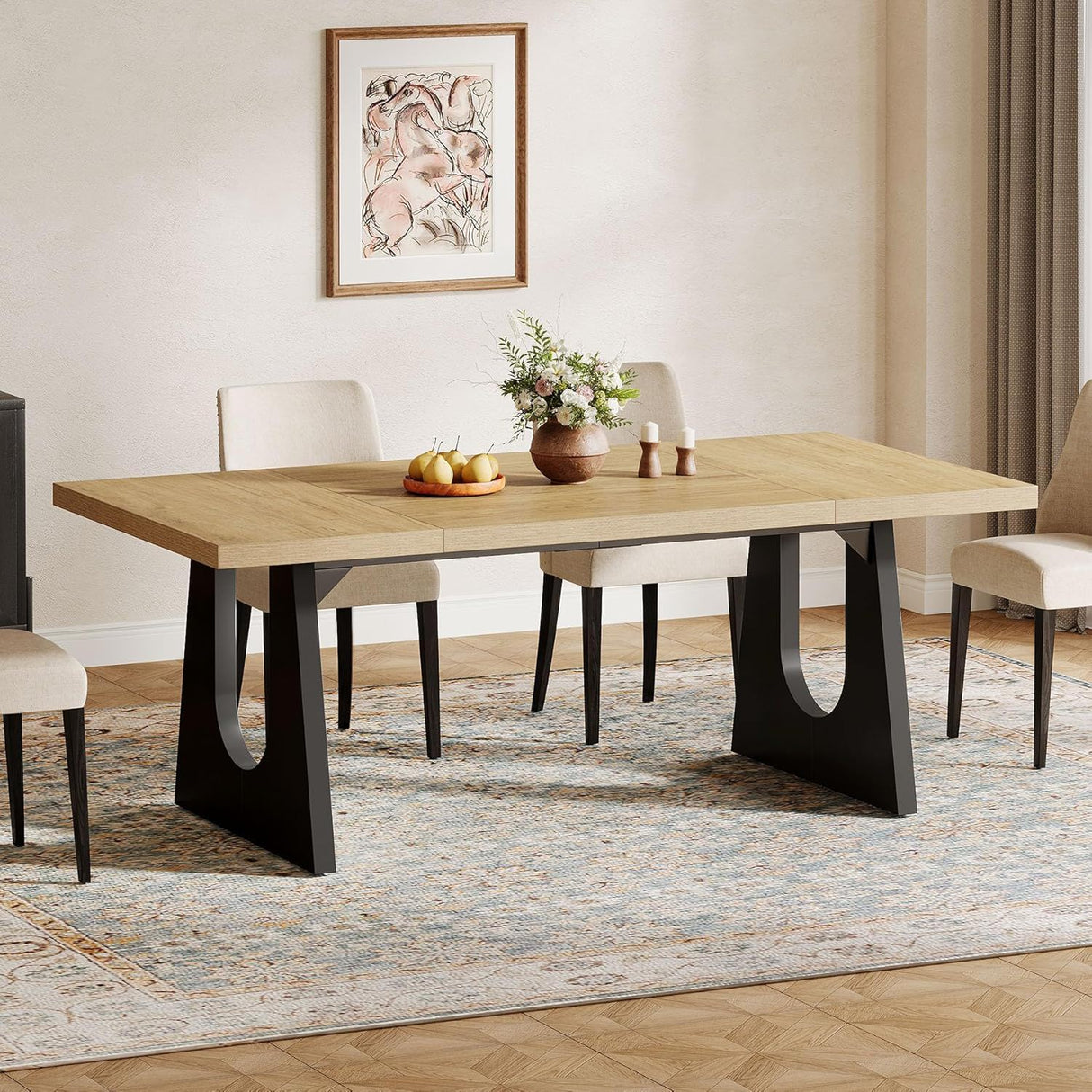 Dining Large Rectangular Kitchen & Dinner Table