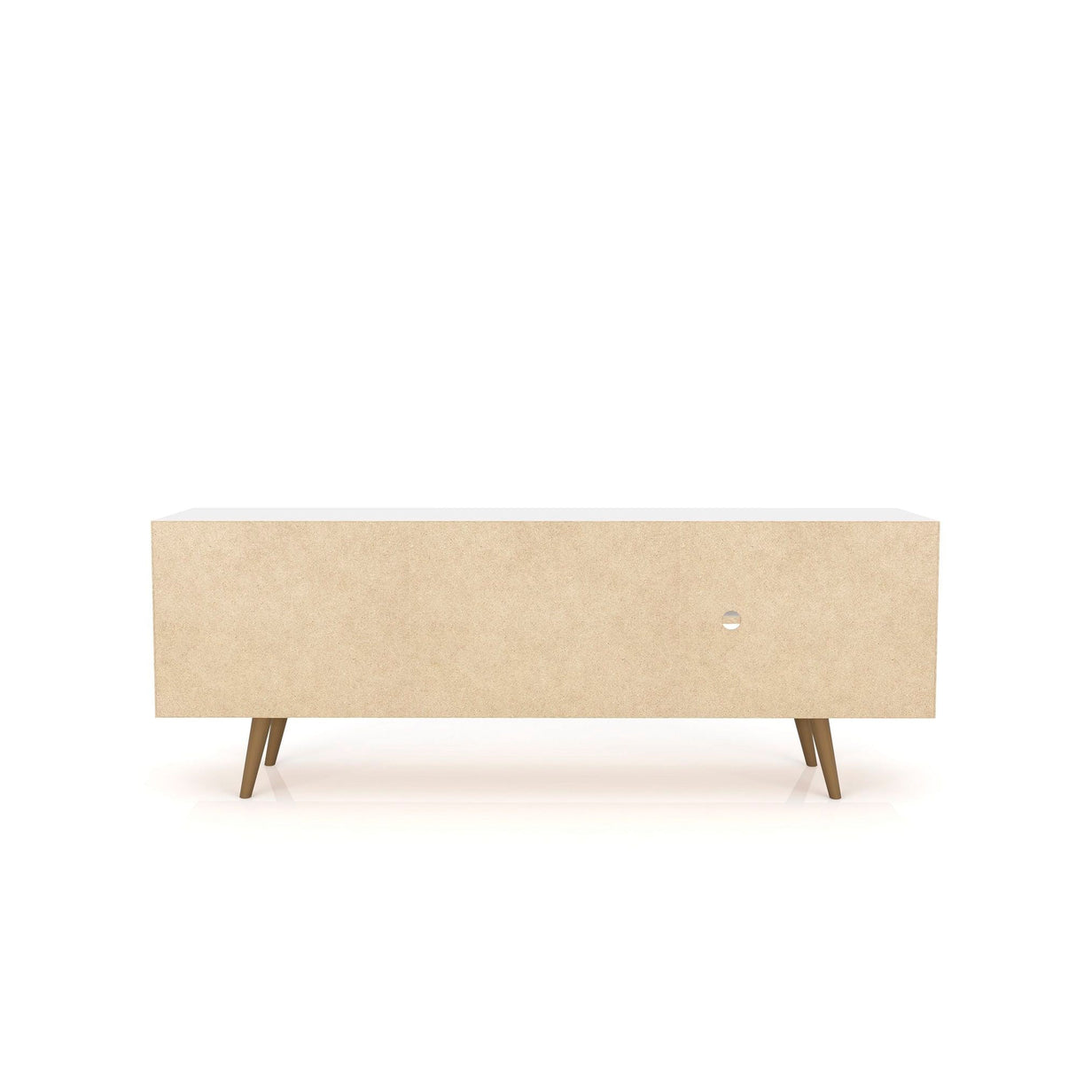 Liberty - TV Stand & 2 Open Shelves - Natural / White