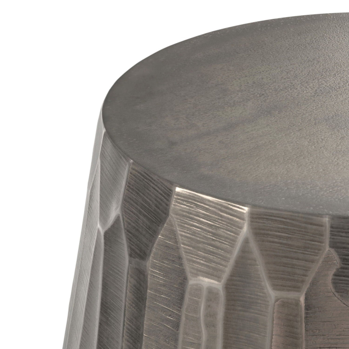 Nellie - Cast Aluminum Side Table - Black