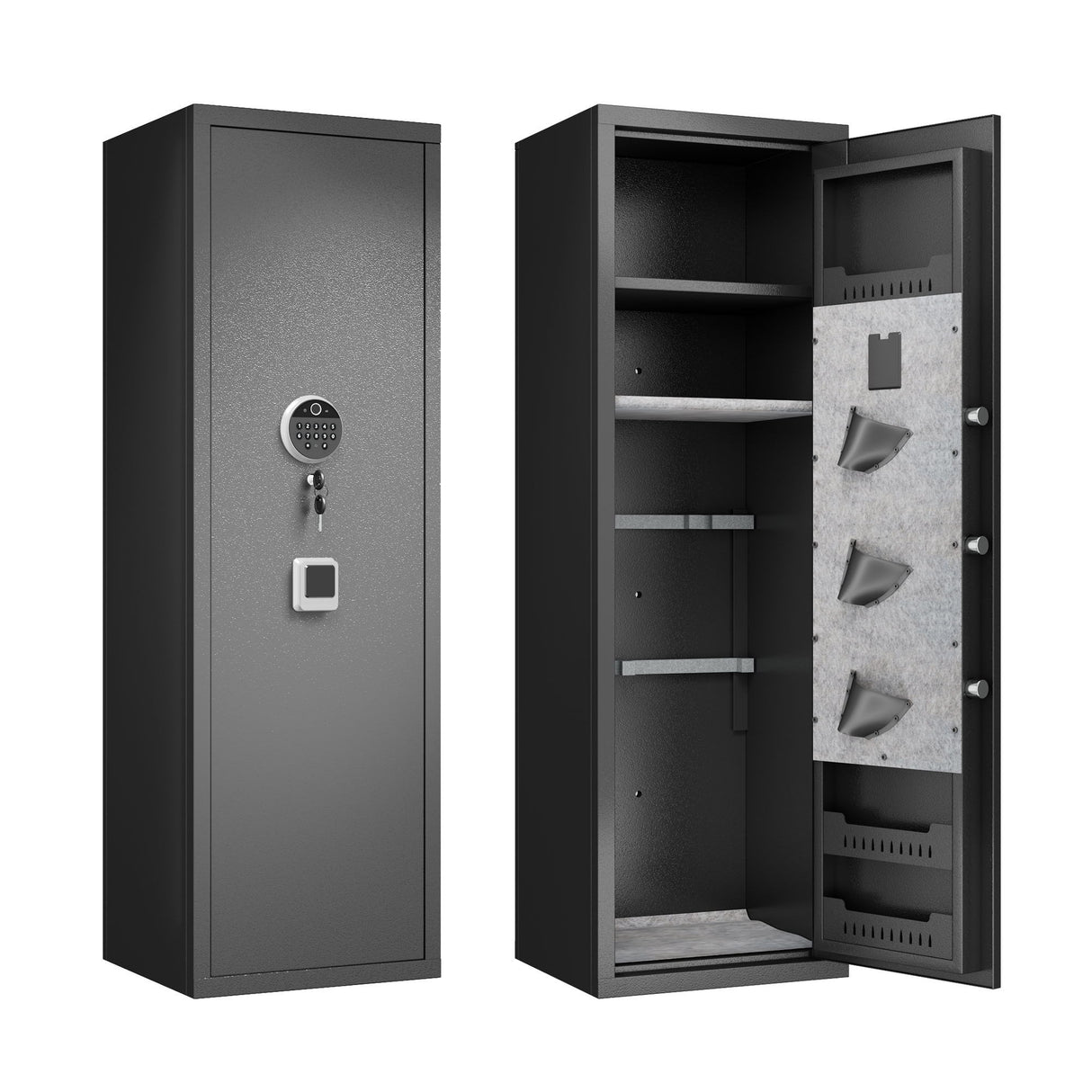 Gun Safe with Fingerprint Access for Rifles and Pistols