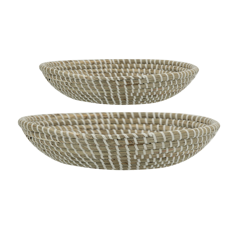 S/2 Kira Woven Seagrass Bowls