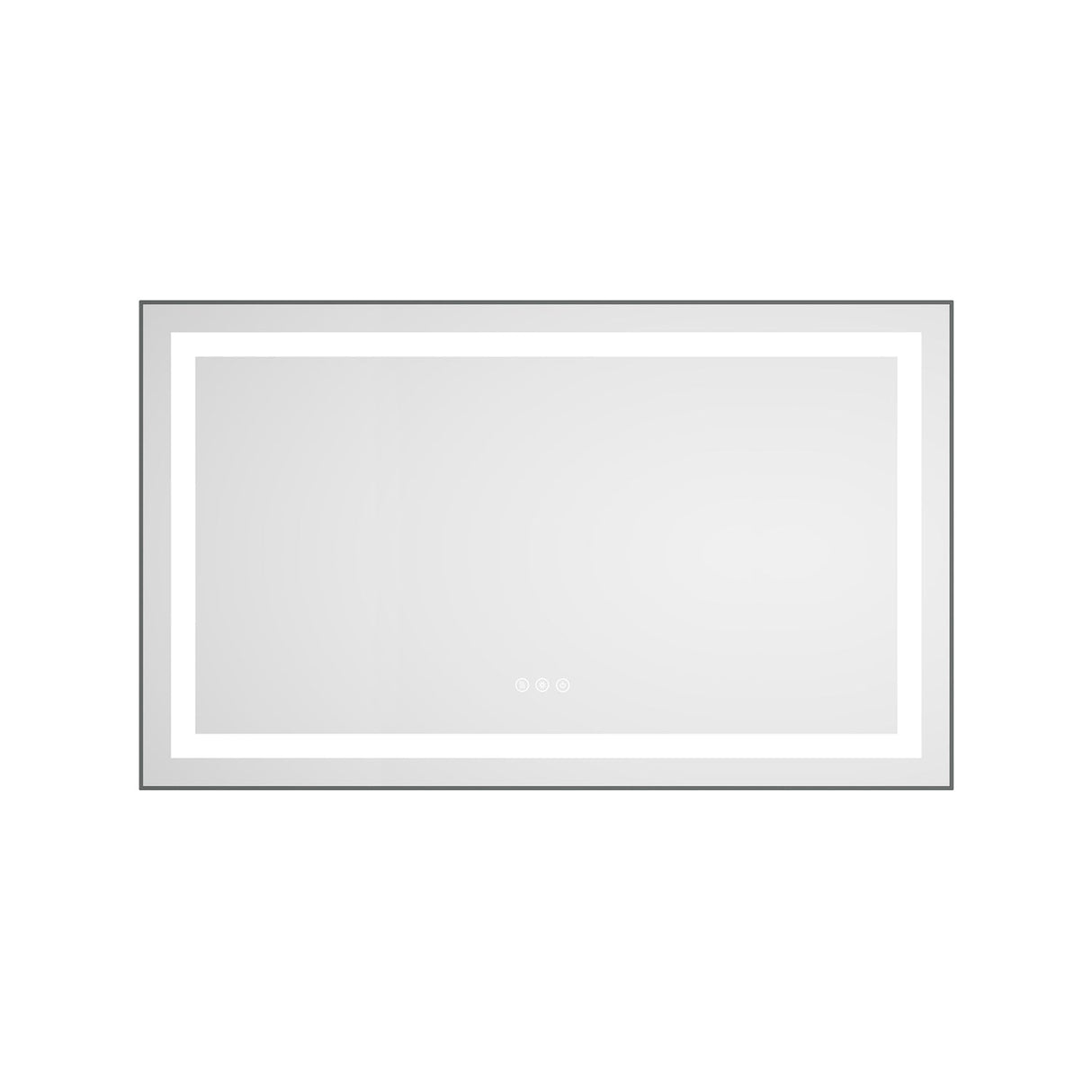 40 x 24 Inch LED Bathroom Mirror With Front And Backlight