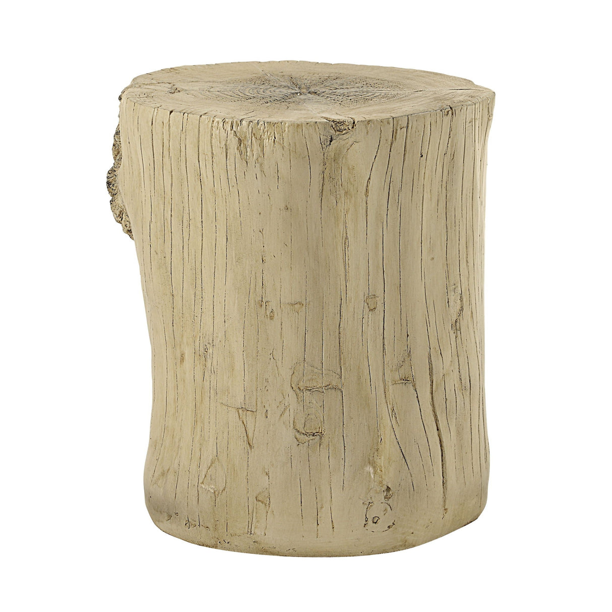 Gene Fiber Concrete Accent Table - Brown