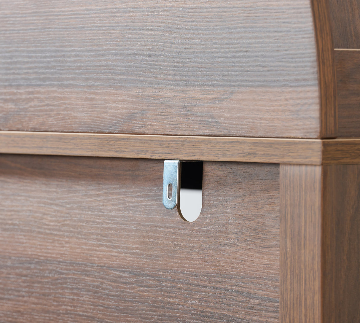 Dome Walnut Cabinet with Large Storage Space