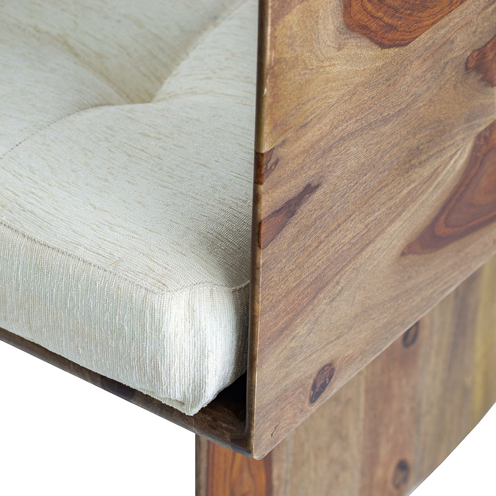 Wooden Sofa - Brown