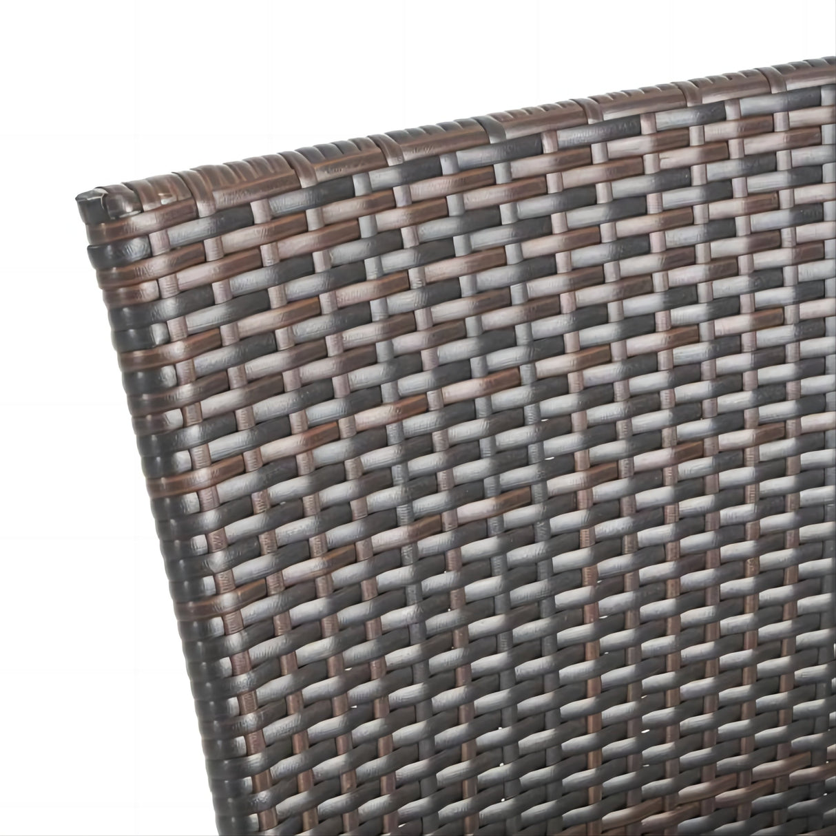GigaTech Brown PE Rattan Outdoor Chairs Set of 3