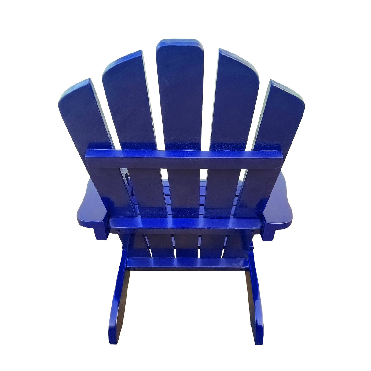 Ehomexpert Classic Wood Children Adirondack Chair Blue Solid Wood Indoor Outdoor