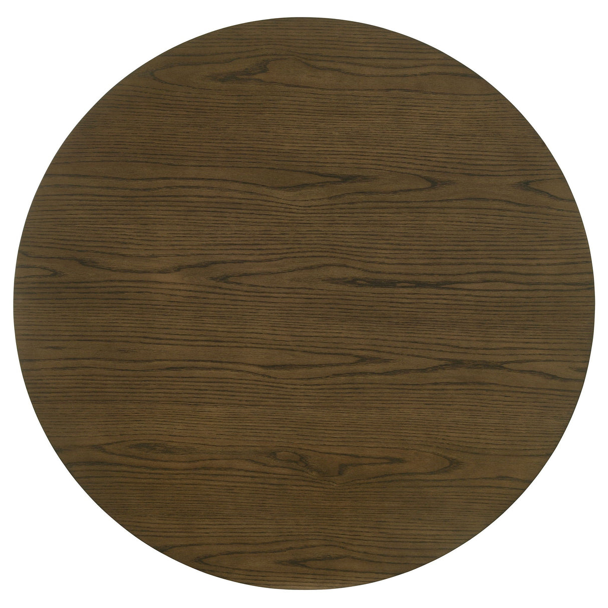 Crispin - 5 Piece Round Dining Table Set With Upholstered Chairs - Brown