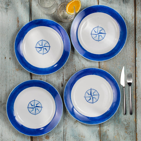 Ahoy-4-Piece-Dinner-Plate-Set-–-Nautical-Inspired-Stoneware-Plates