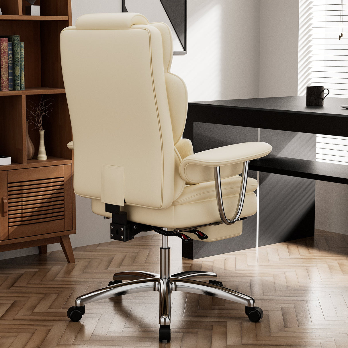 Big and Tall Executive Office Chair with Footrest