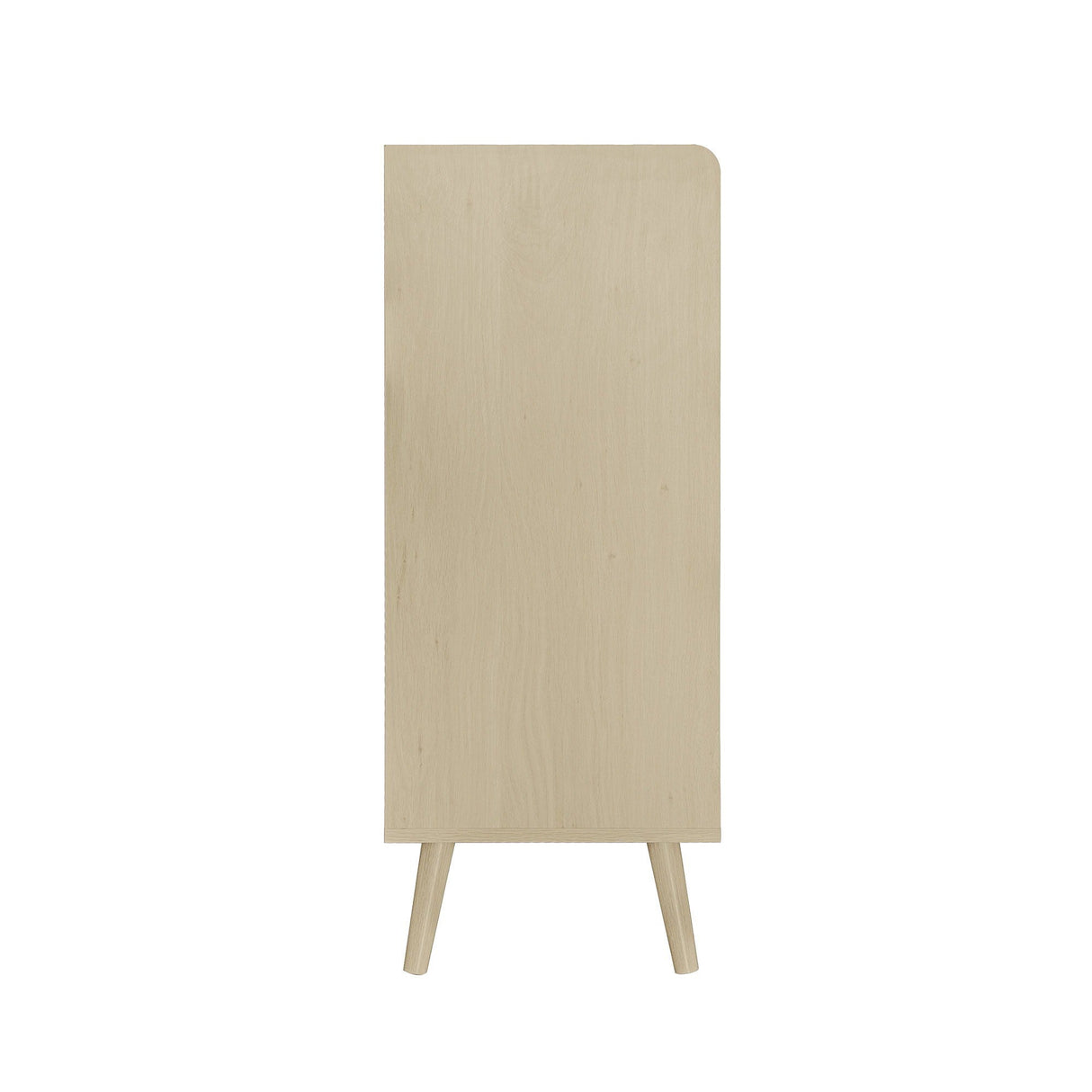 2 Door Shoe Rack, Freestanding, Modern Shoe Storage Cabinet, For Entryway - Natural