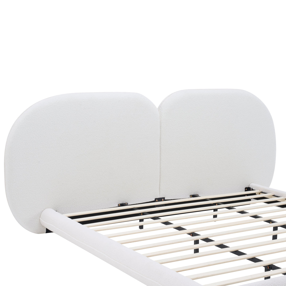Extra Thick Upholstered Platform Bed Frame