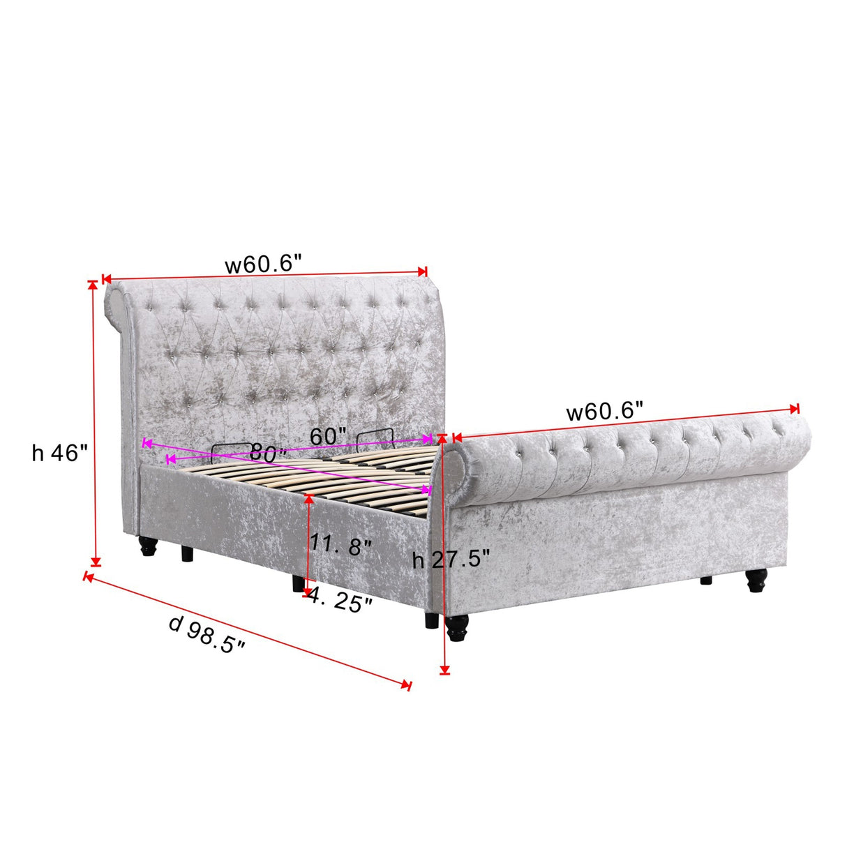 Hartfried Upholstered Queen Storage Bed with Hydraulic Lift