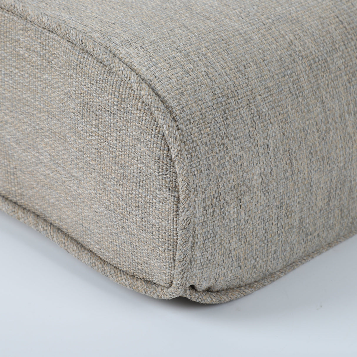 2 PCs Set High Back Patio Chair Cushions - Beige Brown