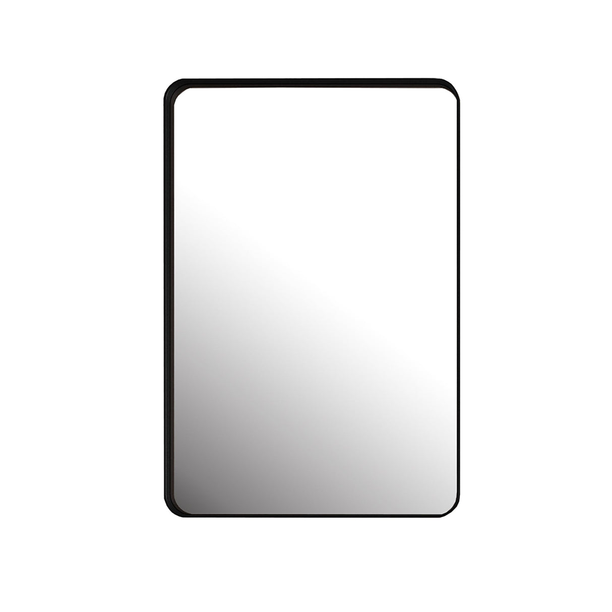 20x30 Inch Recessed Black Metal Framed Medicine Cabinet