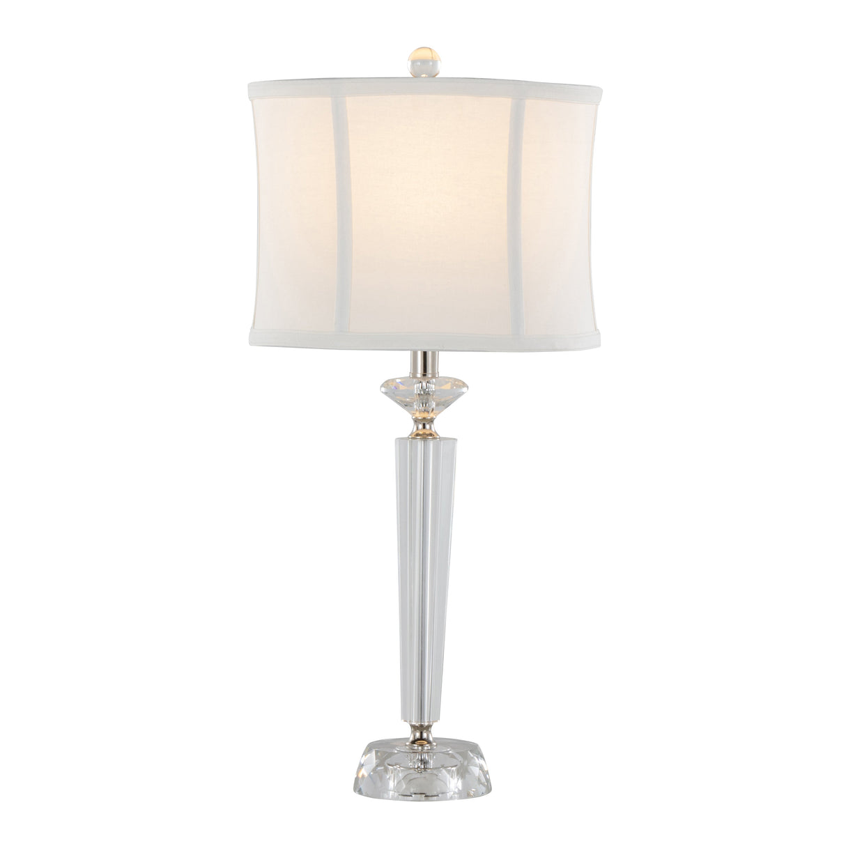 Diamond Torch 25.75' Contemporary Crystal Table Lamp Set of 2