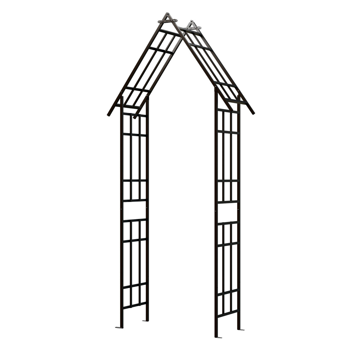 Metal Garden Arch with Adjustable Width