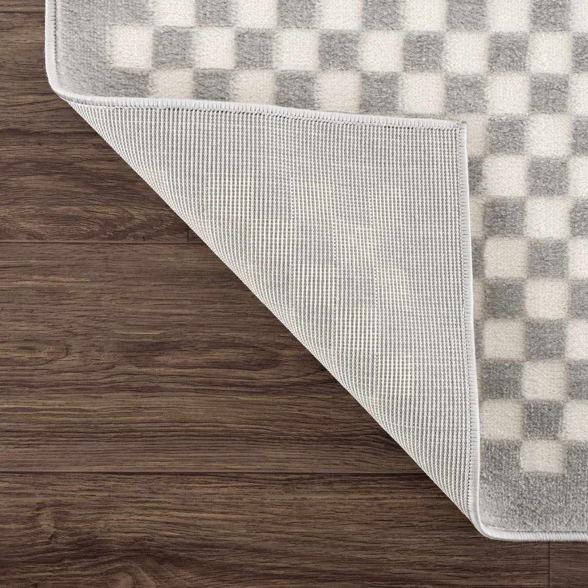 Gaiwan Cream Gray Washable Area Rug