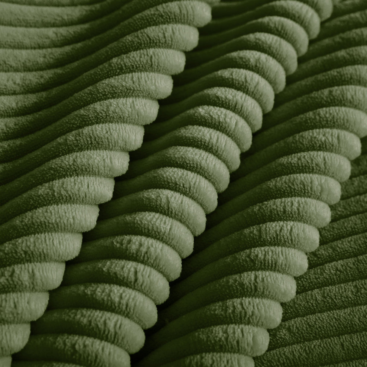 Ottoman Corduroy - Green