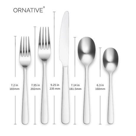 Aabbye Flatware 20 Pc Flatware Set - Available 3 Finishes - Tuesday Morning - Flatware