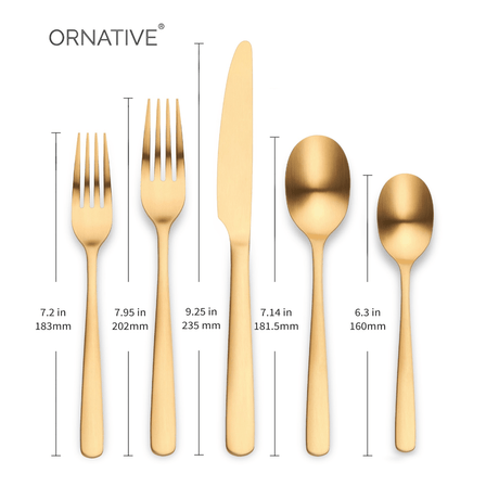 Aabbye Flatware 20 Pc Flatware Set - Available 3 Finishes - Tuesday Morning - Flatware
