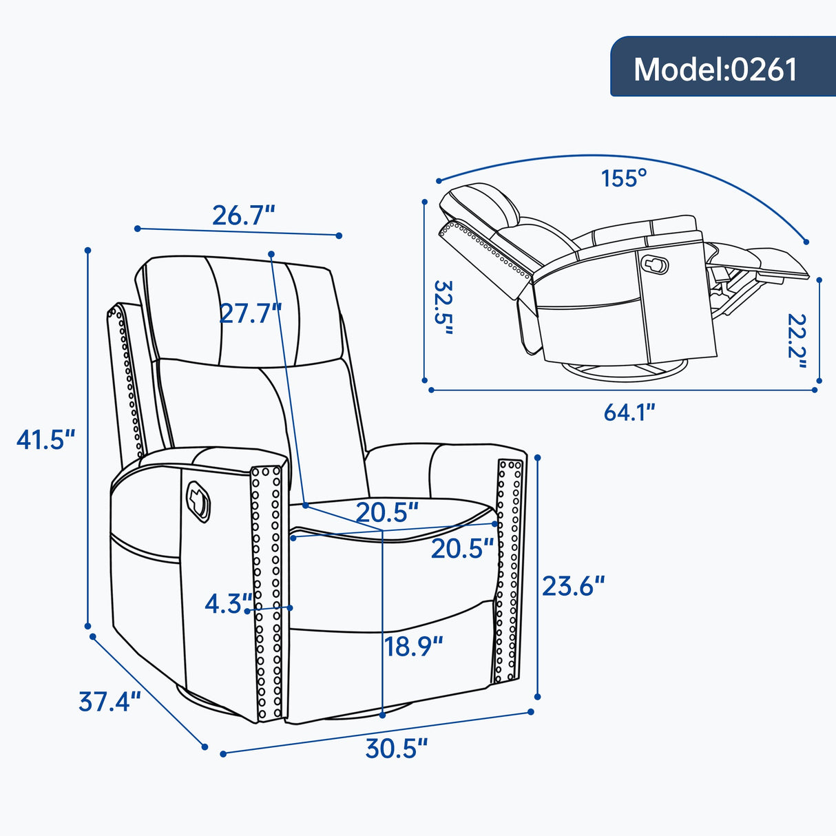 Comfortmax Camel Recliner