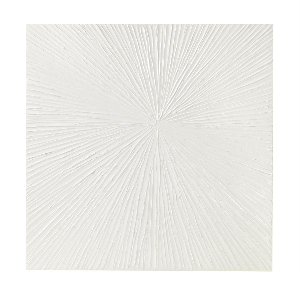 Luminous Burst™ Signature White Gloss Dimensional Resin Wall Art