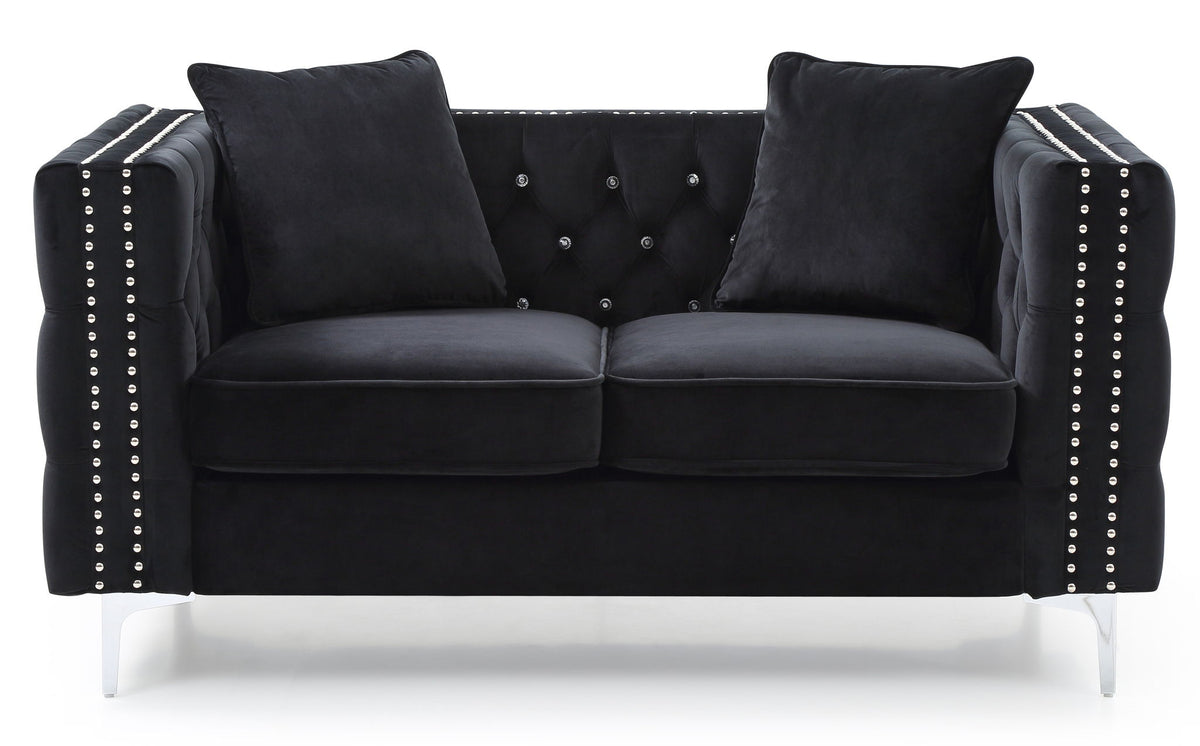 Elegant Track Arm Loveseat