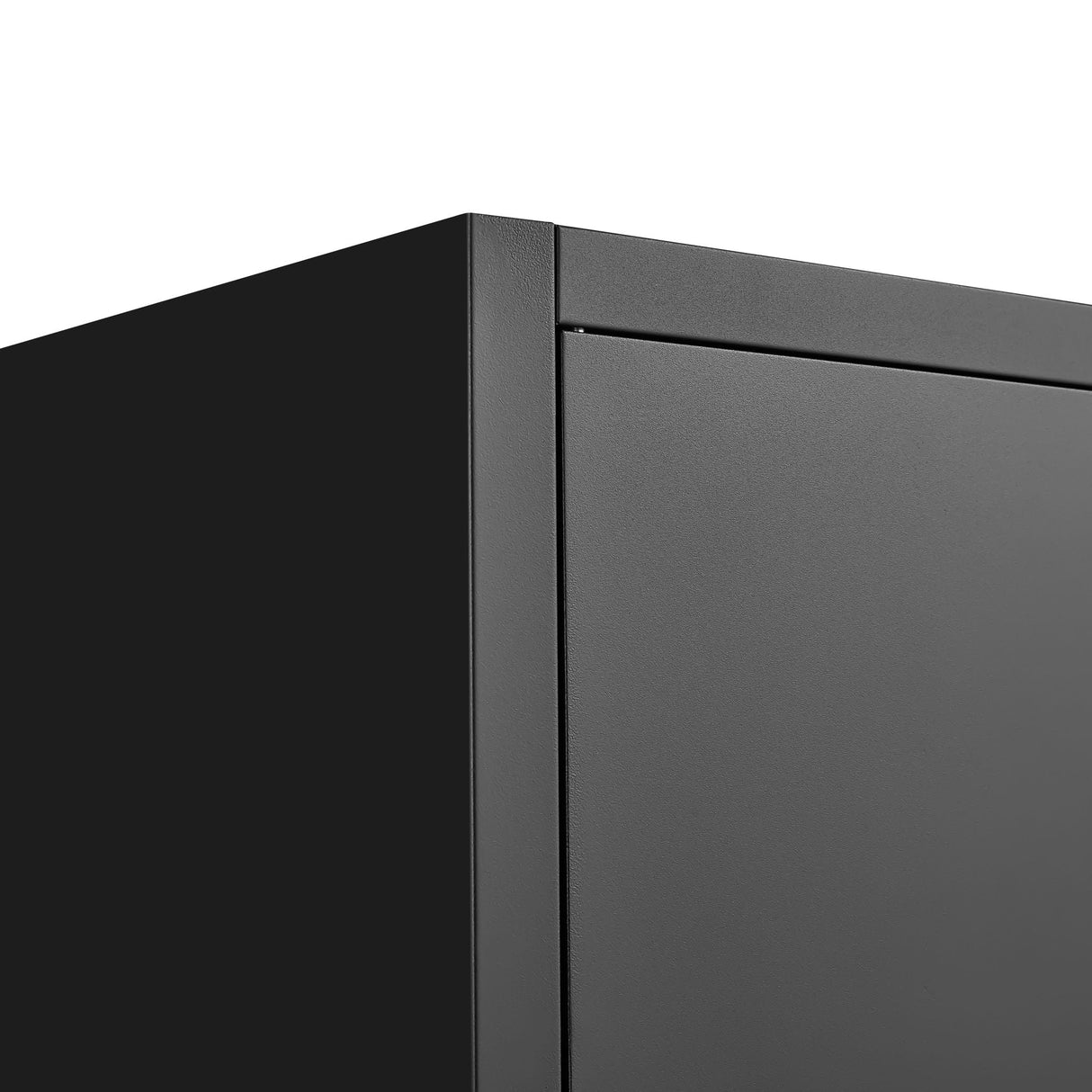2 Door File Cabinet With Lock, 4 Adjustable Shelves, Heavy-Duty
