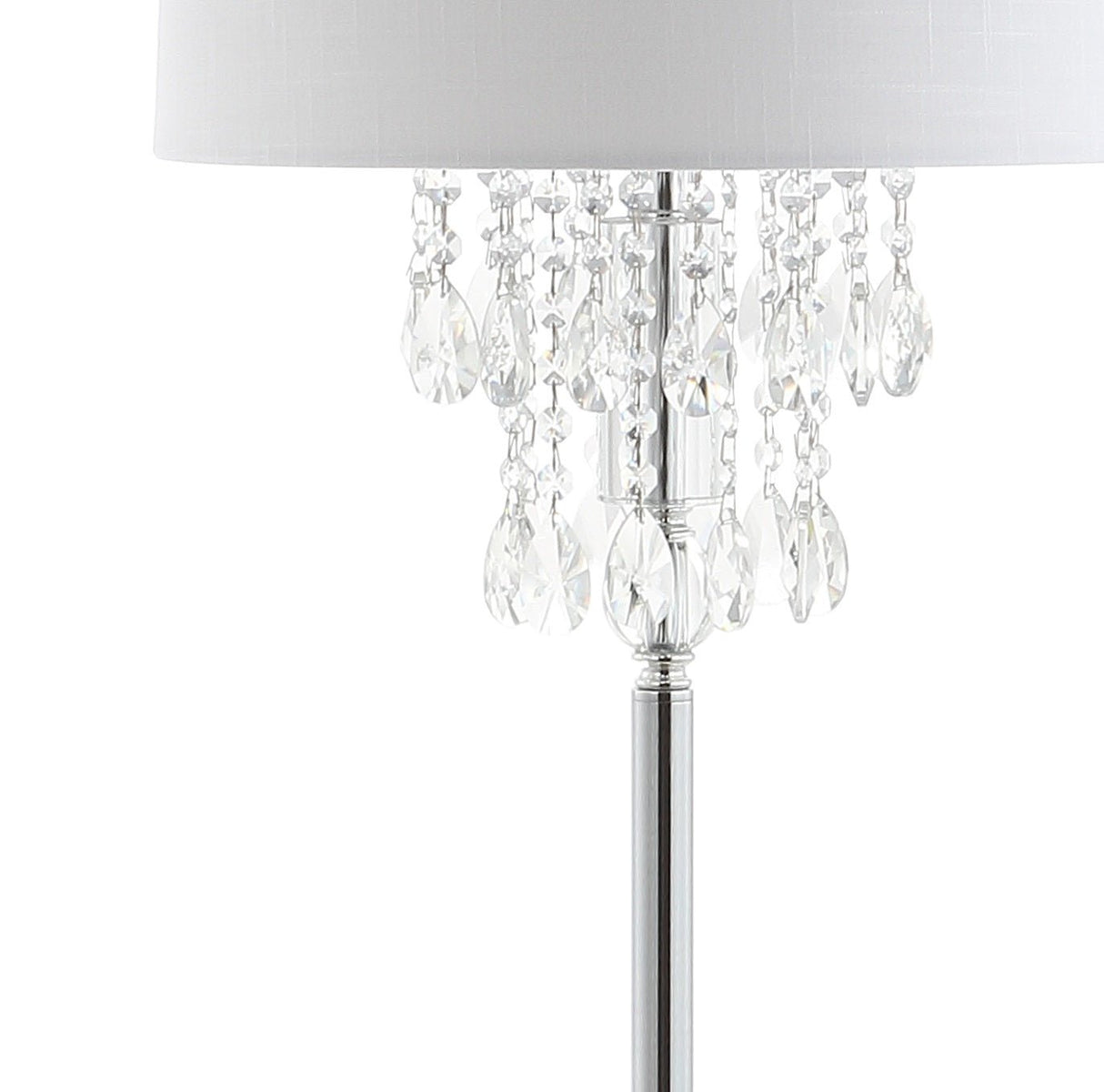 Abigail crystal / metal led floor lamp - Tuesday Morning - Floor Lamps