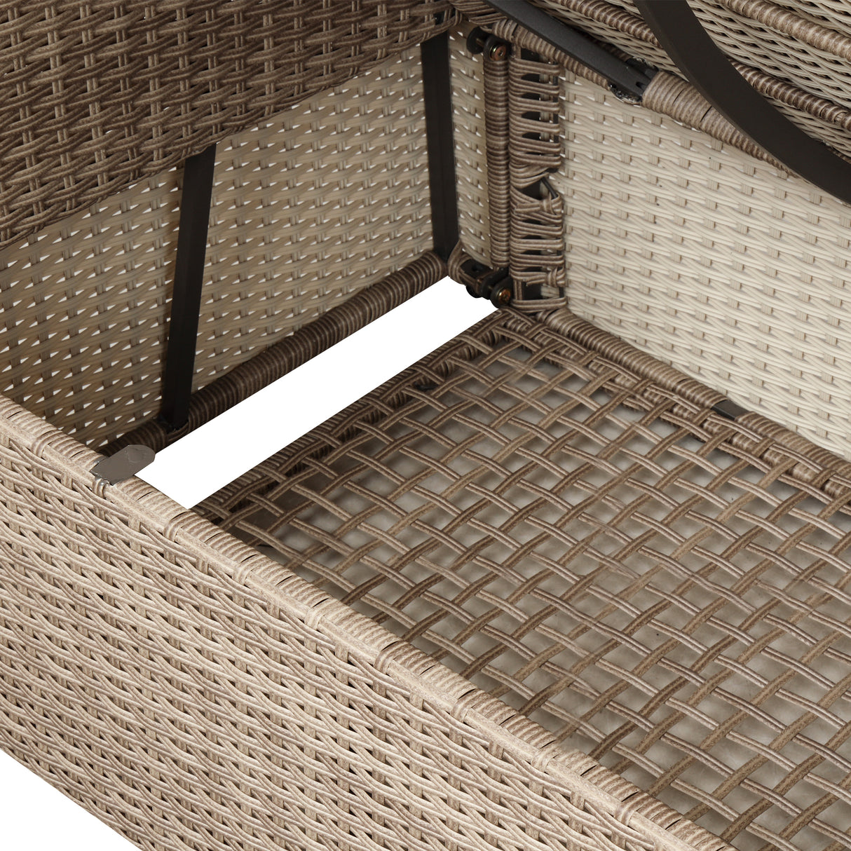 6 piece Tengbian Woven Rattan Outdoor Lounge Set