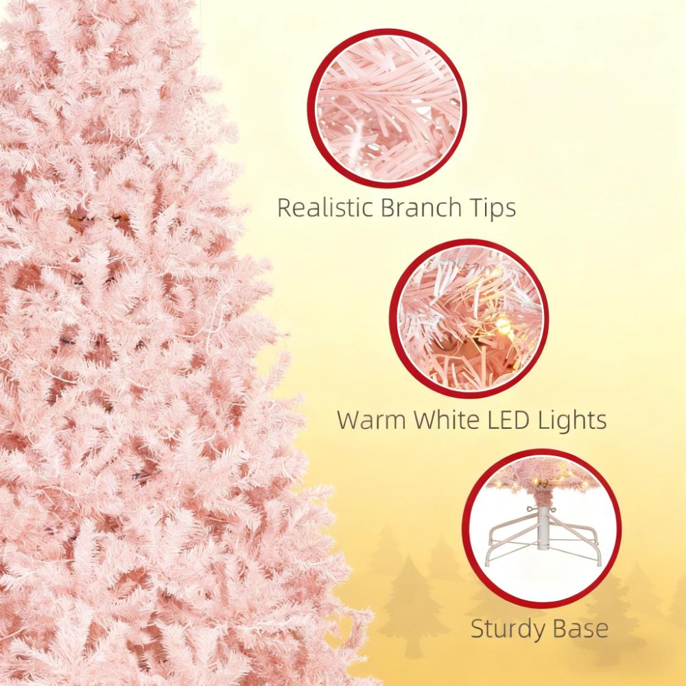 Elegant Artificial Christmas Tree with Realistic Branches