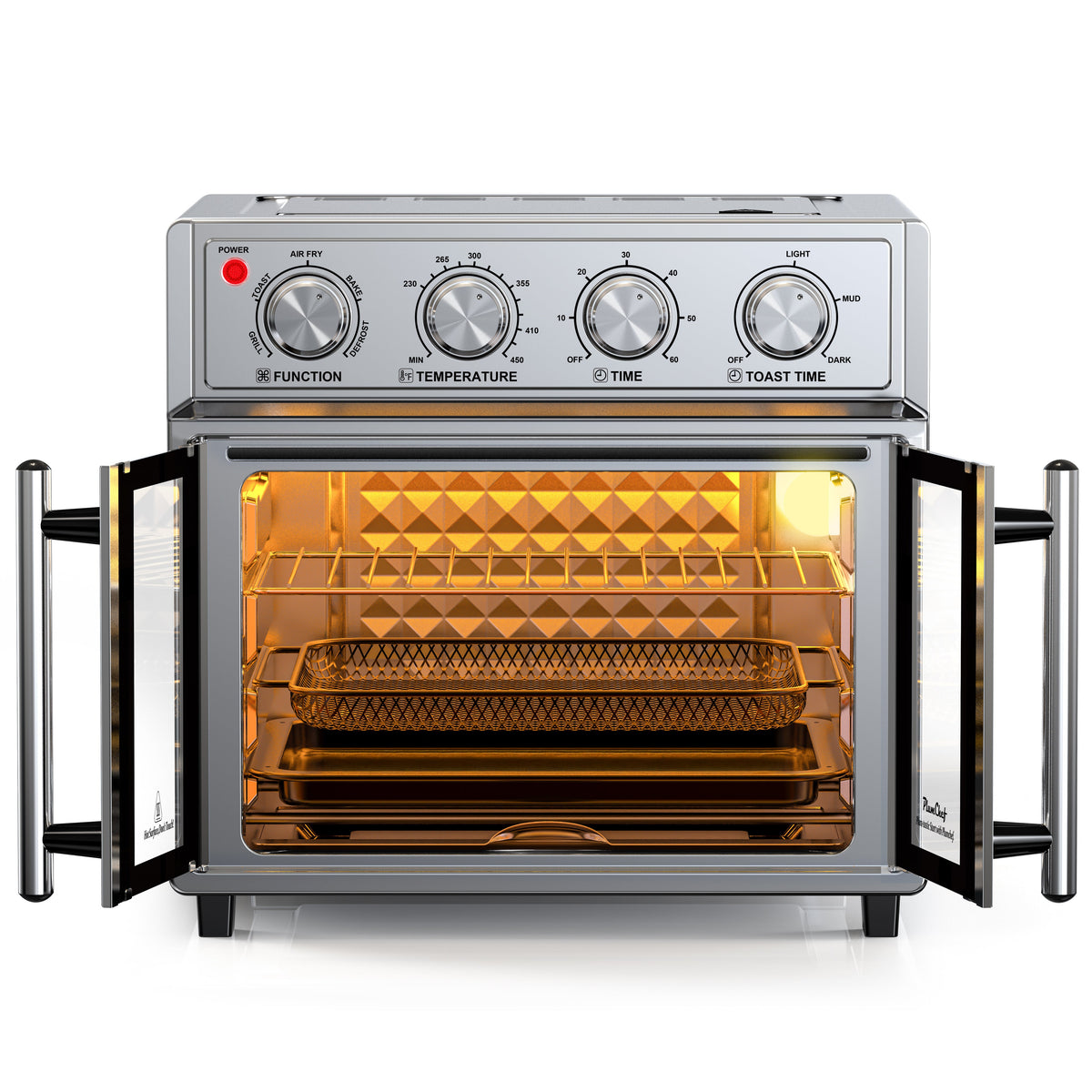 PlumChef 26QT Extra-Large French Double-Door Air Fryer