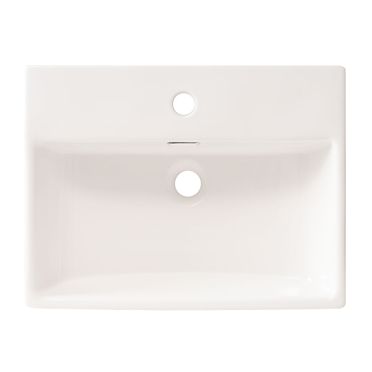 Bathroom Vanity With Ceramic Sink And Ample Storage, Ideal For Small Bathrooms
