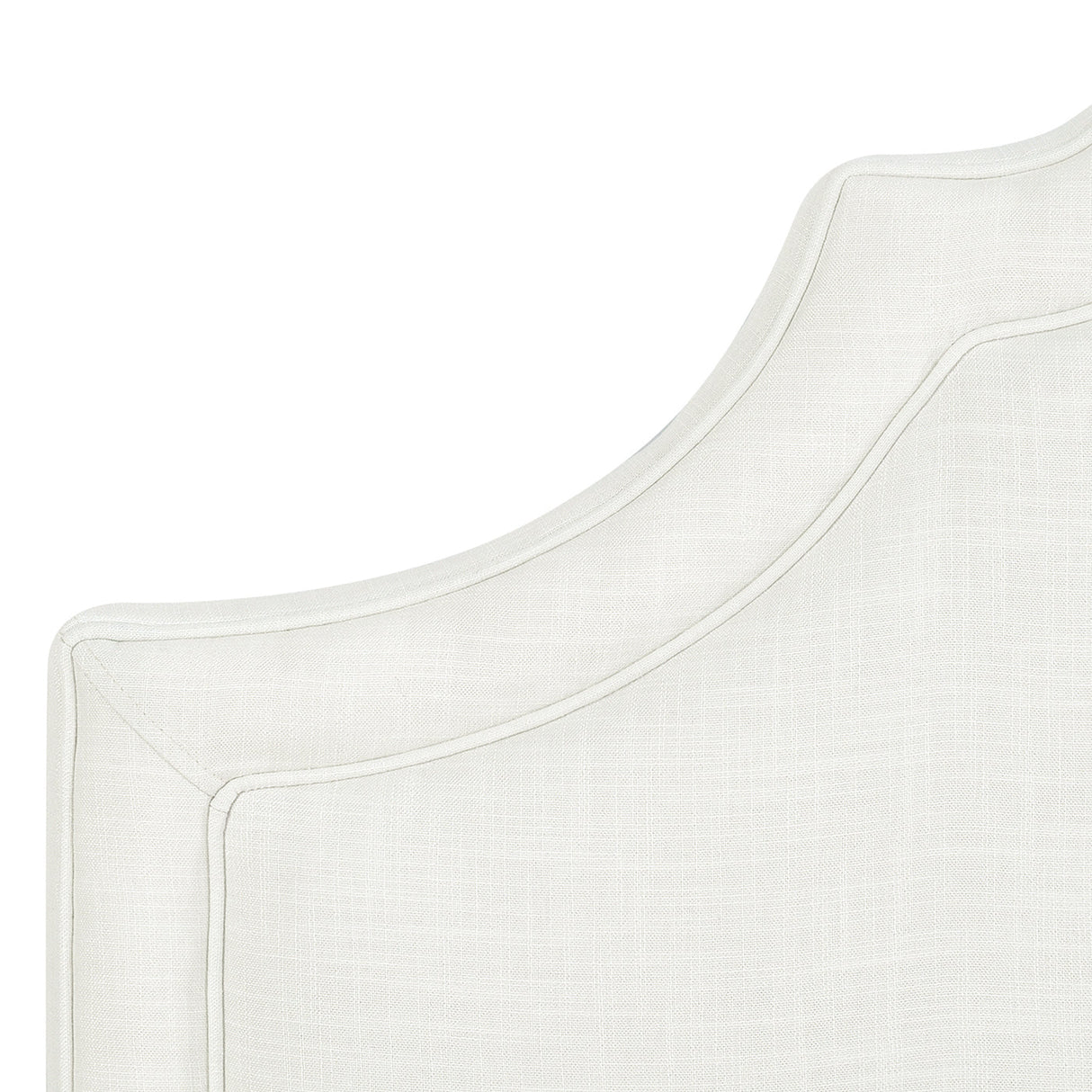 Catherine Upholstered King Headboard, Antique
