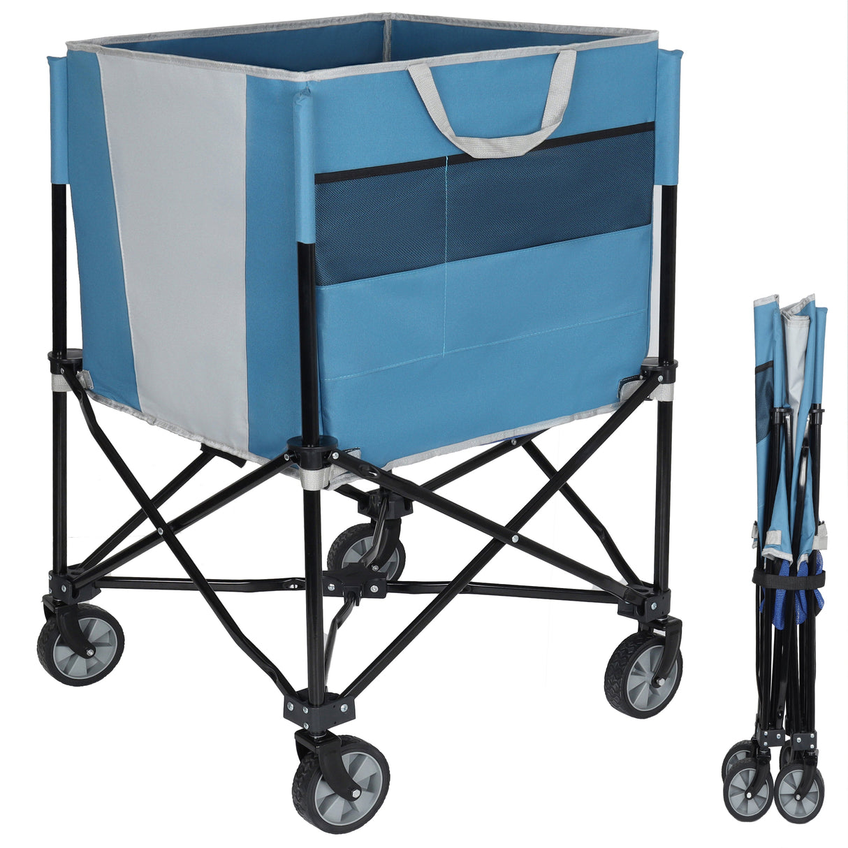 Rolling Ball Storage Cart with Wheels