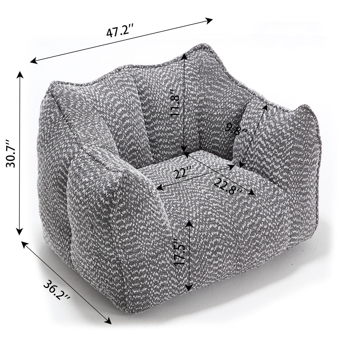 Comfortable Sofa Chairs With Highly Resilient Foam For Living Rooms And Bedrooms