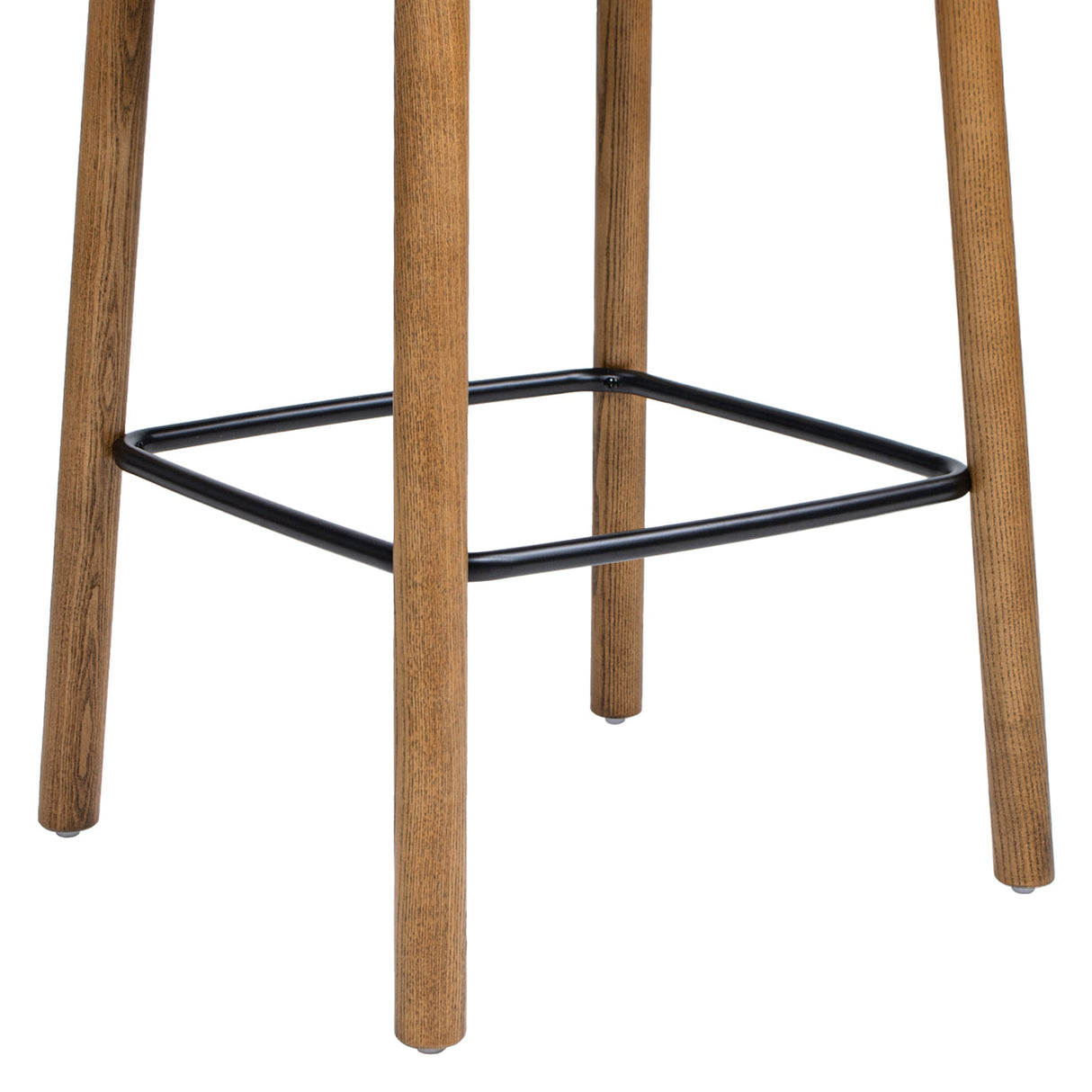 26.5" Low Back Counter Stool with Iron Footrest