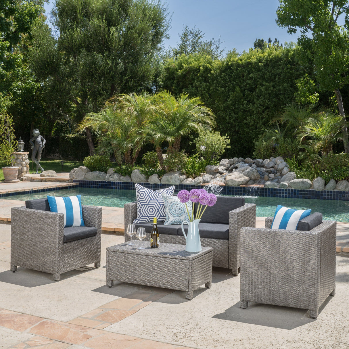 Puerta 4PC Outdoor Furniture Set by GigaTech