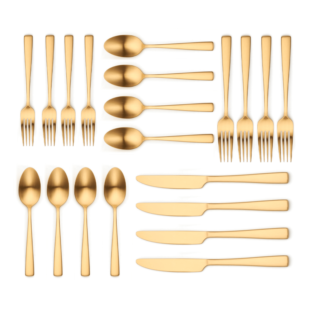 Adila 20 Pc Flatware Set - Available 3 Finishes - Tuesday Morning - Flatware