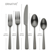 Adila 20 Pc Flatware Set - Available 3 Finishes - Tuesday Morning - Flatware