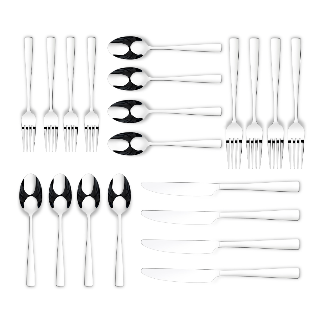 Adila 20 Pc Flatware Set - Available 3 Finishes - Tuesday Morning - Flatware