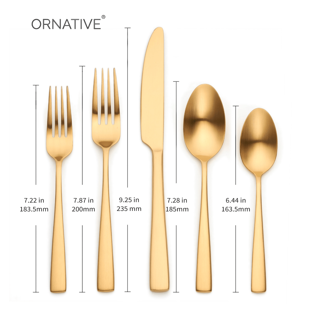 Adila 20 Pc Flatware Set - Available 3 Finishes - Tuesday Morning - Flatware