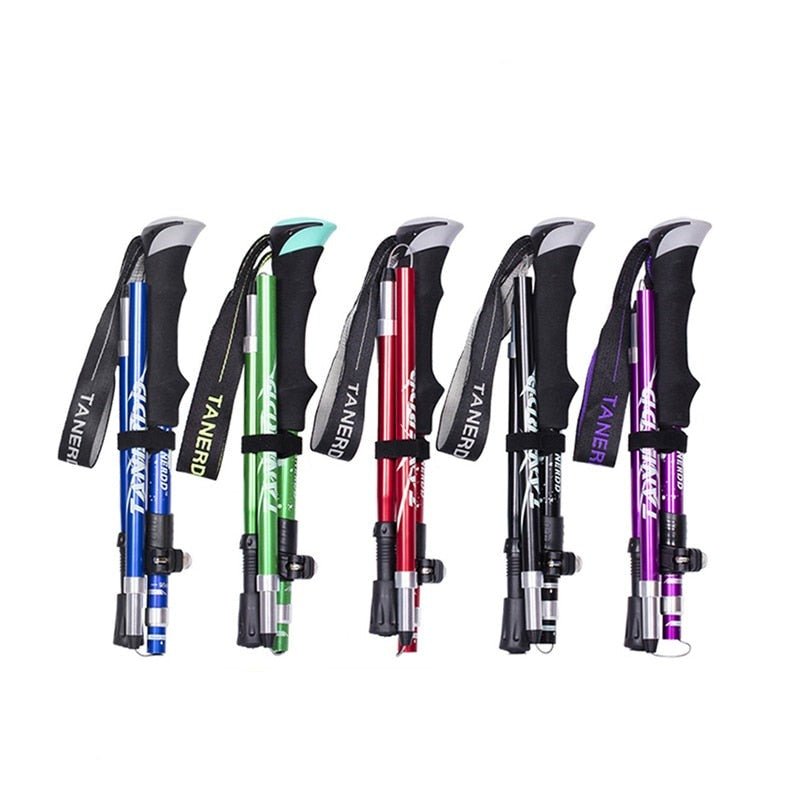Adjustable Foldable Hiking Poles 110–135cm Trekking Sticks