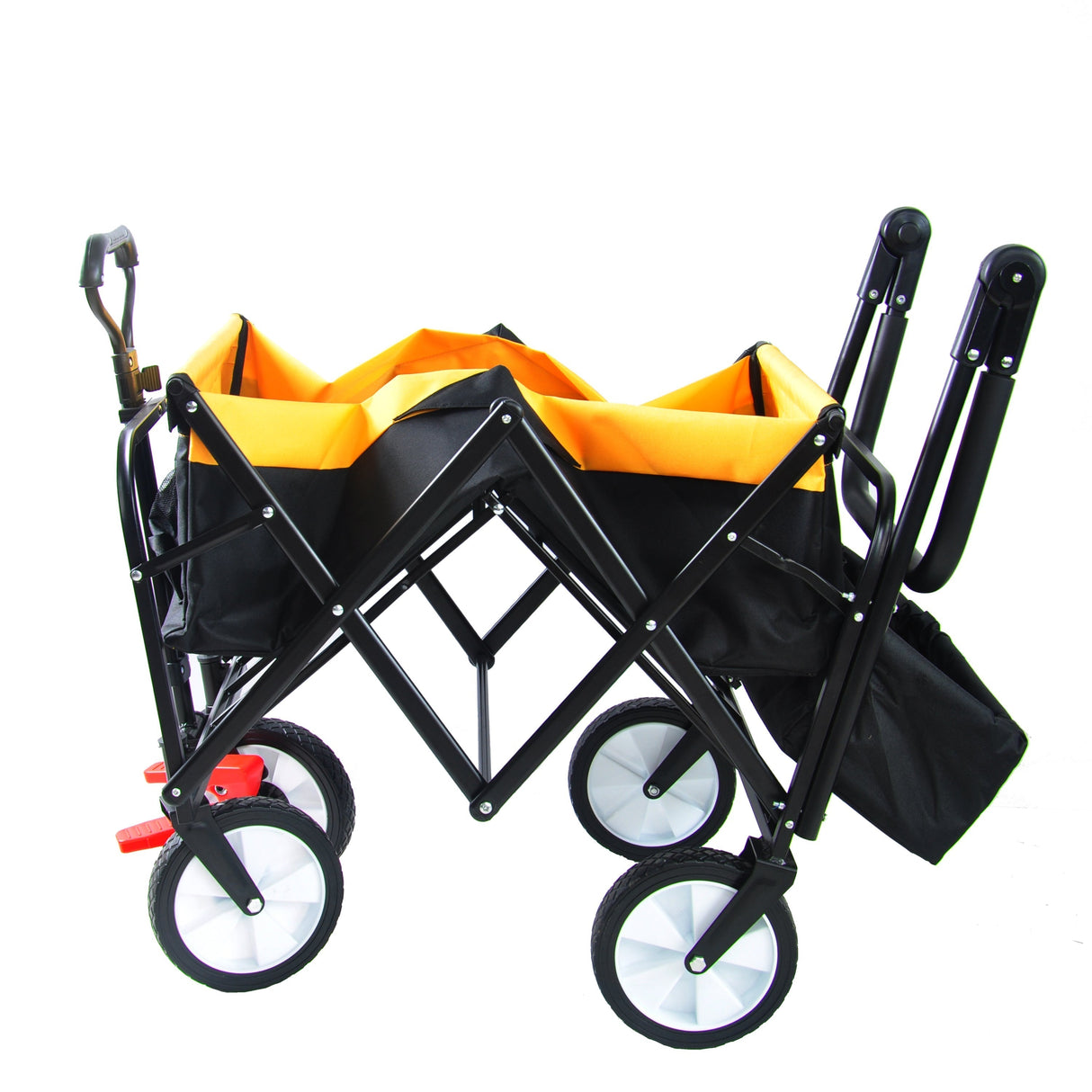Folding Wagon Collapsible Outdoor Utility Wagon Heavy Duty Folding Garden Portable Hand Cart