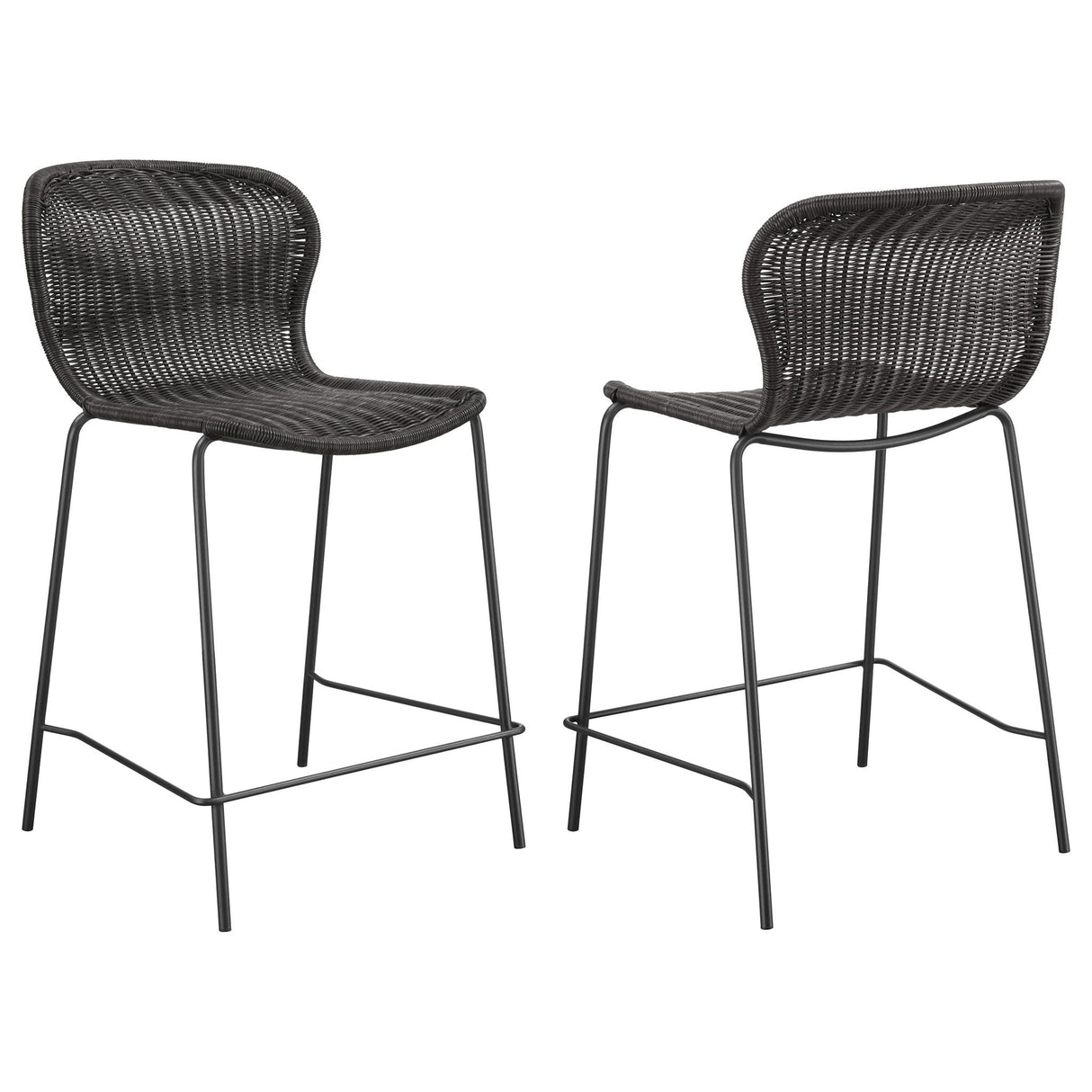 Mckinley - Counter Chair (Set of 2) Seat - Brown