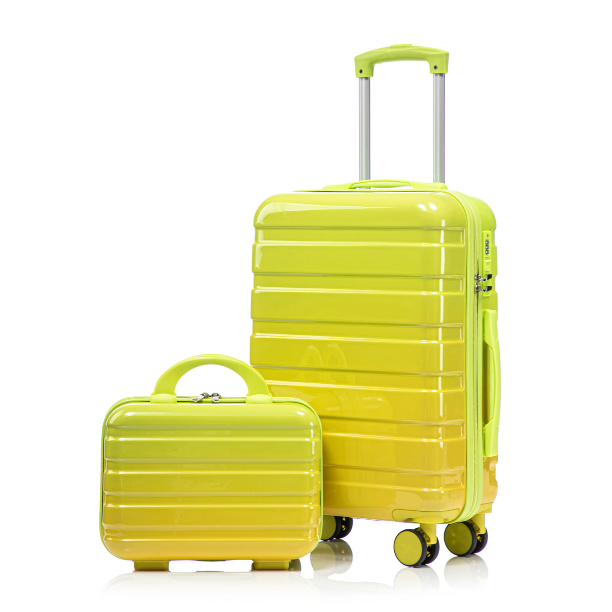 14'/20'-2-Piece-PC-Spinner-Wheel-Luggage-Set-with-Gradient-Color-and-Lock-Luggage-Sets