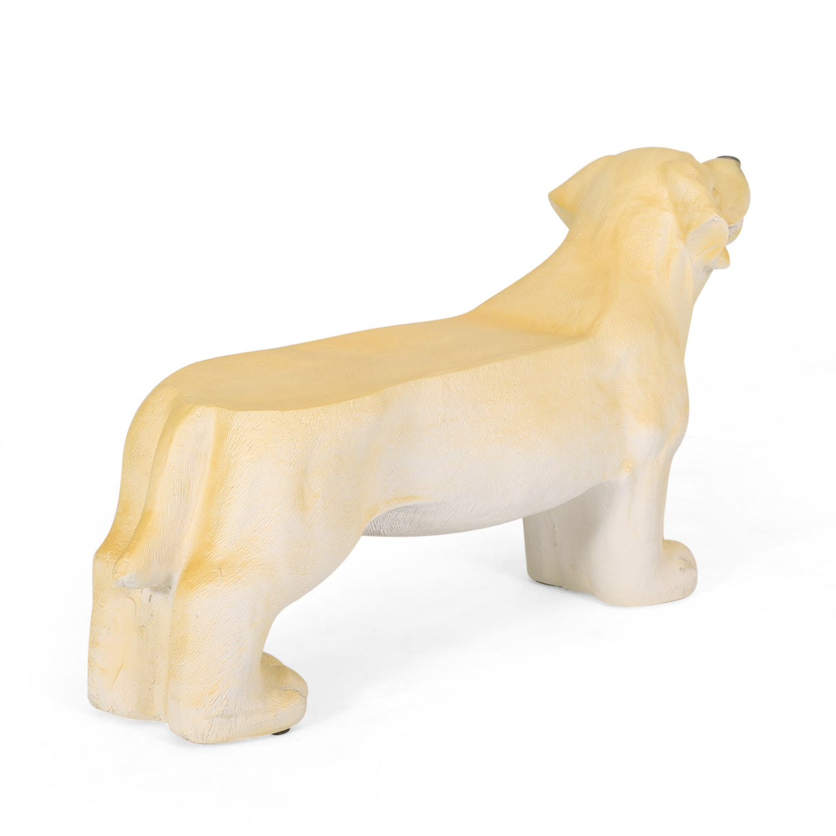 MGO Dog Bench, Outdoor Light Brown, No Assembly Required